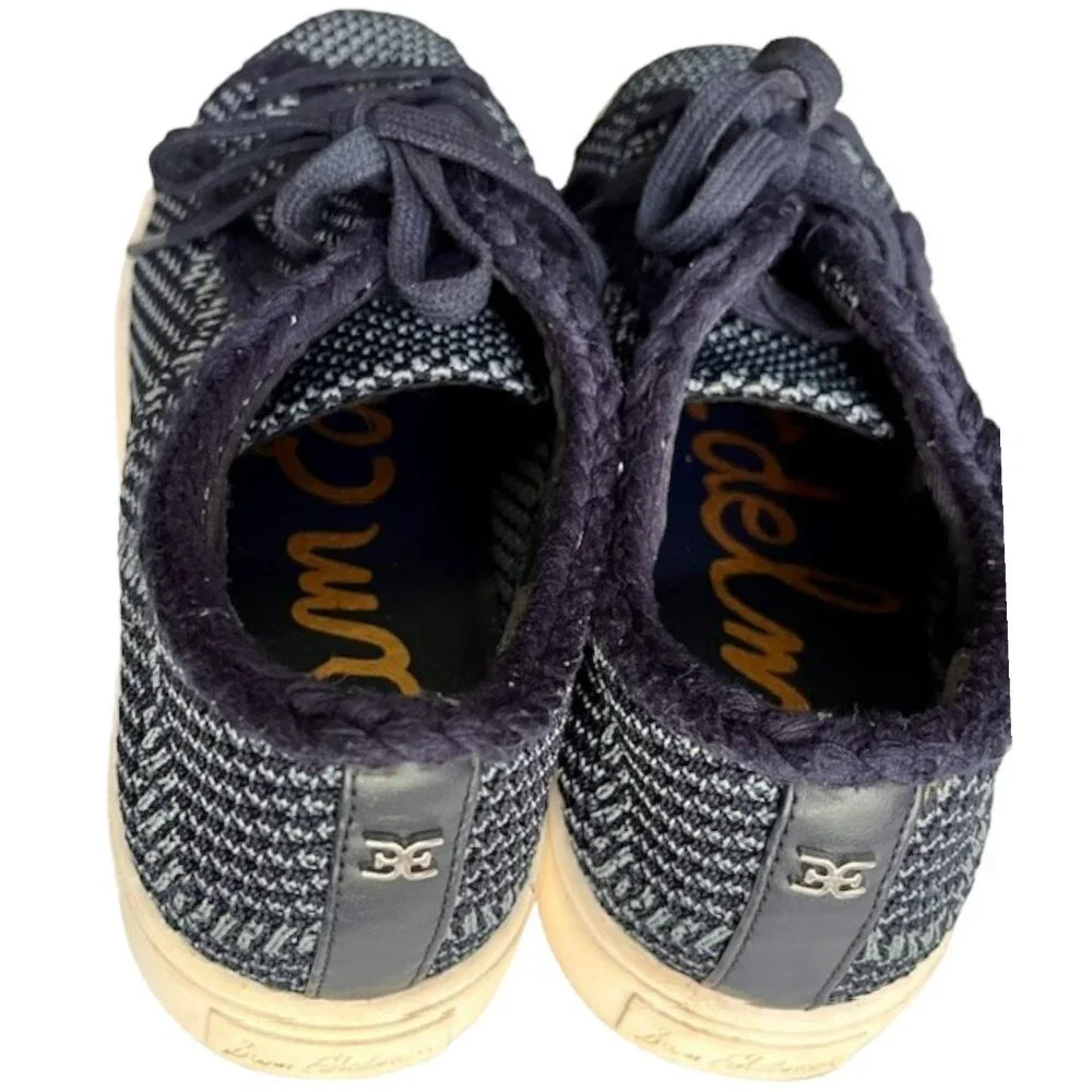 Sam Edelman Elena Knit Sneakers - Baltic Navy/Smokey Blue - 9